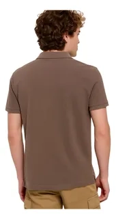 POLERA PIQUE HOMBRE PREMIUM TEXTURA SUAVE. 3 BOTONES UV .M16 *001 - 3