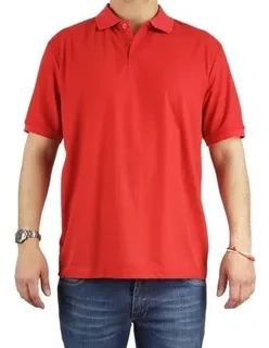 POLERA PIQUE HOMBRE PREMIUM TEXTURA SUAVE. 3 BOTONES UV .M16 *001 - 4