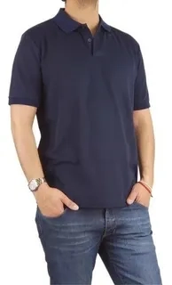 POLERA PIQUE HOMBRE PREMIUM TEXTURA SUAVE. 3 BOTONES UV .M16 *001 - 6