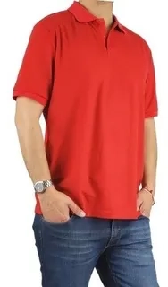 POLERA PIQUE HOMBRE PREMIUM TEXTURA SUAVE. 3 BOTONES UV .M16 *001 - 6