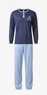 PIJAMA HOMBRE MANGA LARGA DELAGADO PRIMAVERA 4021 - 3
