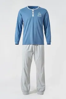 PIJAMA HOMBRE MANGA LARGA DELAGADO PRIMAVERA 4021 - 3