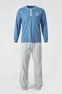 PIJAMA HOMBRE MANGA LARGA DELAGADO PRIMAVERA 4021 - 3