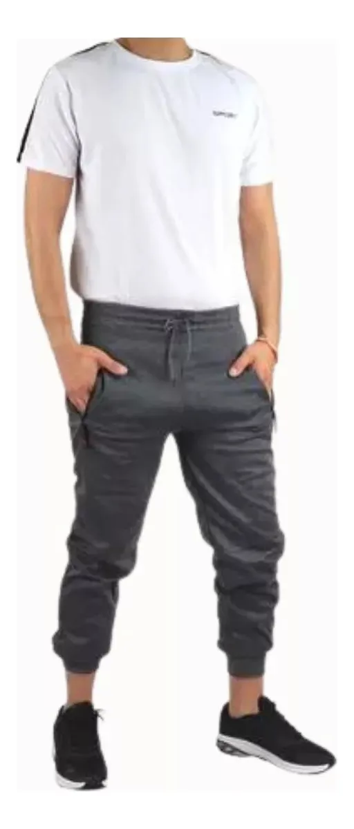 PANTALON JOGGER BUZO HOMBRE ALGODÓN POLAR 65 - 2