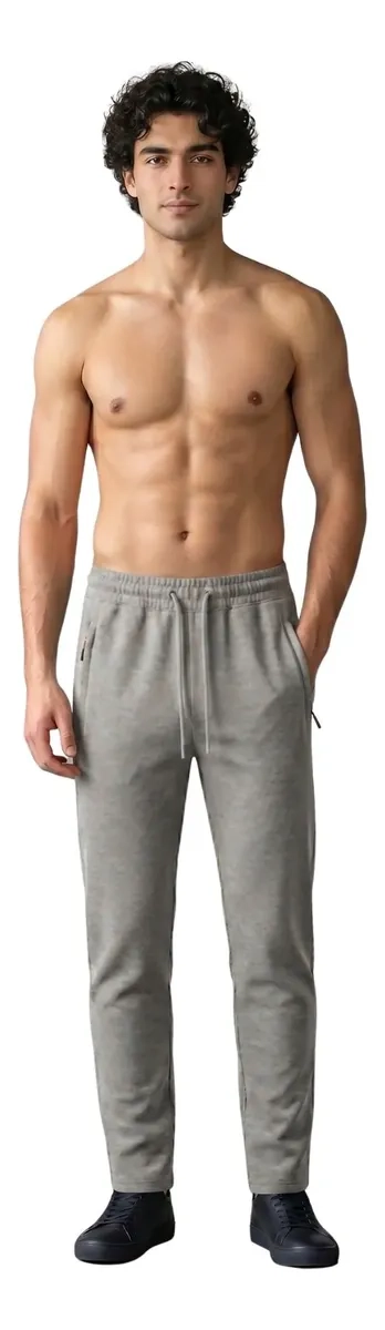 PANTALON JOGGER BUZO HOMBRE ALGODON POLAR 65 - 3