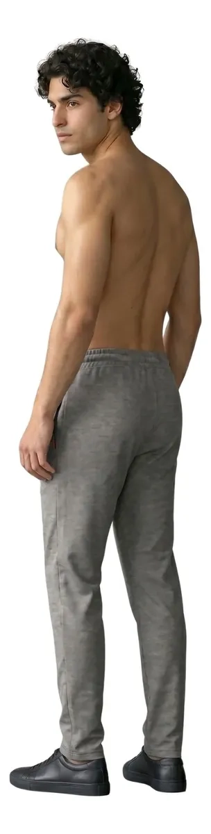 PANTALON JOGGER BUZO HOMBRE ALGODON POLAR 65 - 4