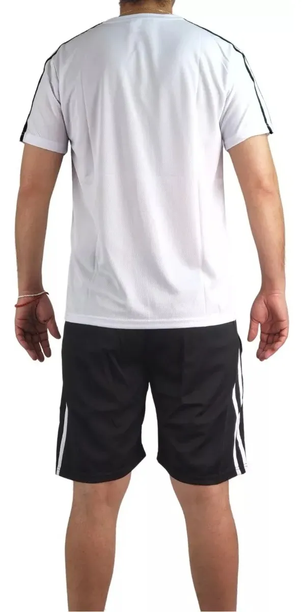 CONJUNTO DEPORTIVO HOMBRE SHORT POLERA EQUIPOS COLORES FUTBOL 001 - 6