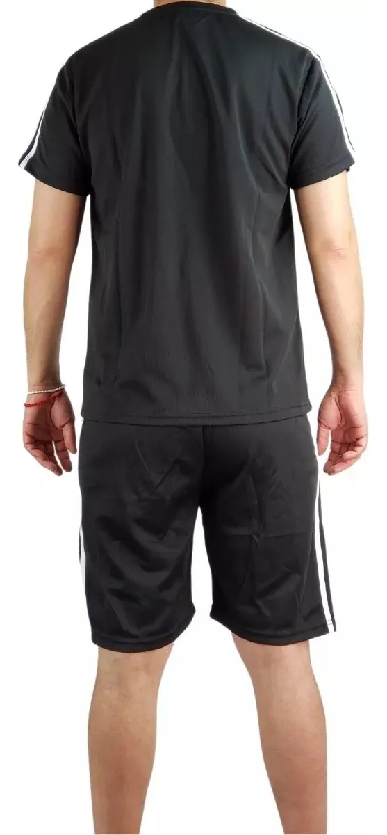 CONJUNTO DEPORTIVO HOMBRE SHORT POLERA EQUIPOS COLORES FUTBOL 001 - 6