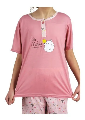 PIJAMA NIÑA VERANO SHORT Y POLERA 390 - 4
