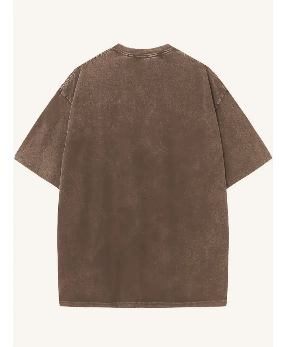 POLERA ESTILO WASHED, DESLAVADA VINTAGE, 100% ALGODON UNISEX 7002 - 3