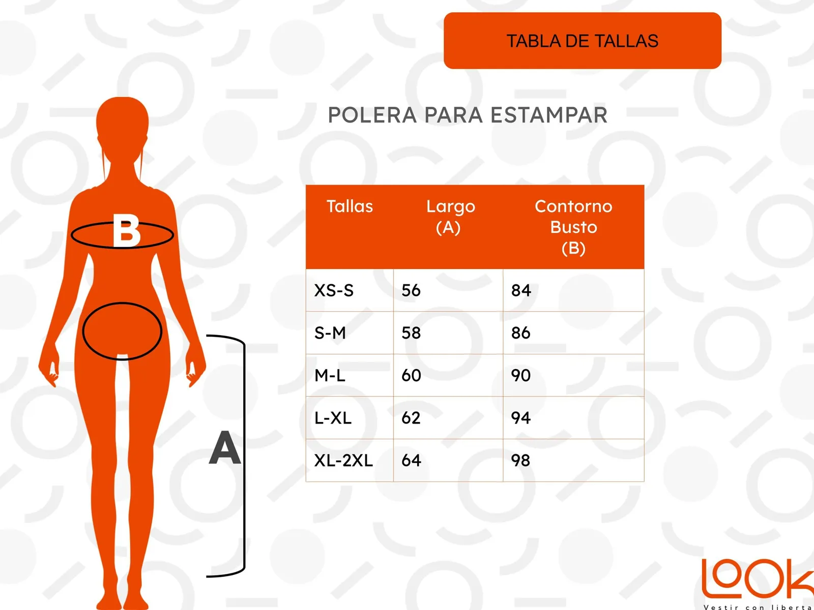 POLERA MUJER MANGA CORTA ALGODON PARA ESTAMPAR TALLAS COLORES - 4
