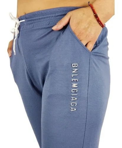 PANTALON DEPORTIVO JOGGER BUZO MUJER ALGODON LYCRA VERANO 101 - 3