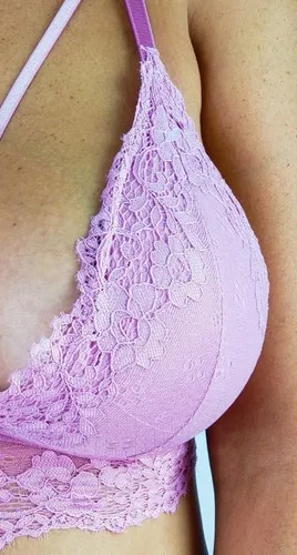 BRALET. TOP ELASTICADO MUJER. SOSTEN PETO SUJETOR ENCAJE 605 - 2