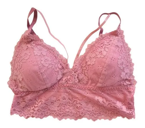 BRALET. TOP ELASTICADO MUJER. SOSTEN PETO SUJETOR ENCAJE 605 - 3