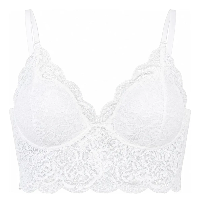 BRALET. TOP ELASTICADO MUJER. SOSTEN PETO SUJETADOR ENCAJE 168 - 5