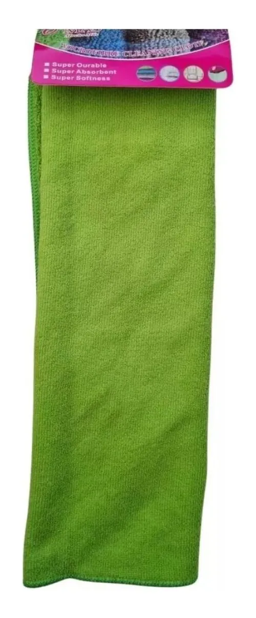 PACK DE 3 PAÑOS DE LIMPIEZA MICROFIBRA 40X40 CM SUAVE ABSORBENTE 823 - 2