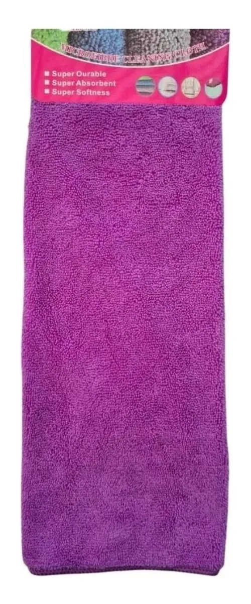 PACK DE 3 PAÑOS DE LIMPIEZA MICROFIBRA 40X40 CM SUAVE ABSORBENTE 823 - 4