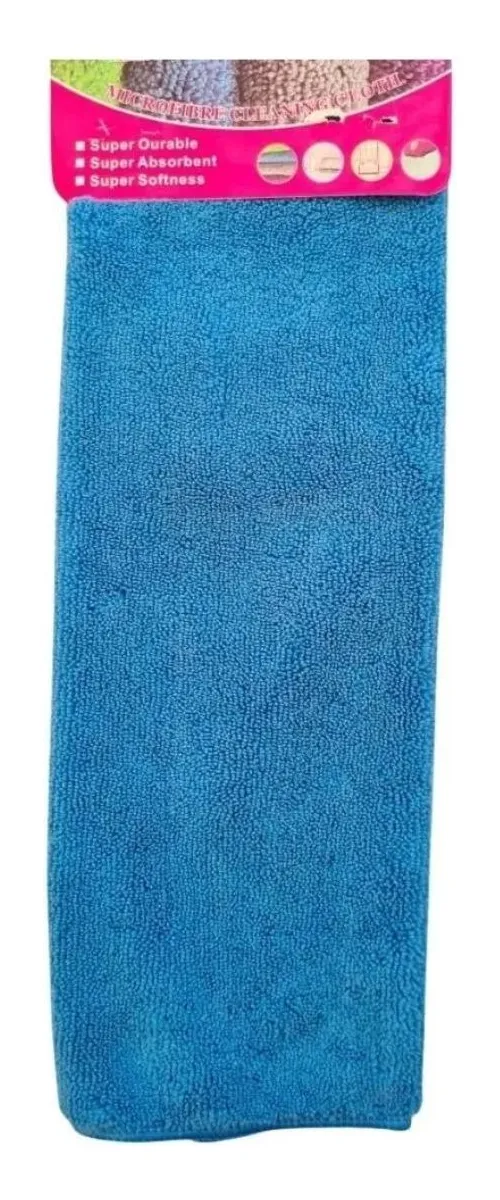 PACK DE 3 PAÑOS DE LIMPIEZA MICROFIBRA 40X40 CM SUAVE ABSORBENTE 823 - 5