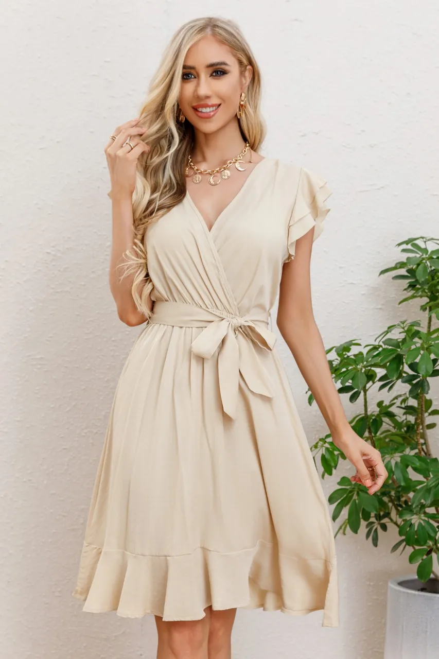 VESTIDO CORTO PRIMAVERA VERANO MUJER EXCELENTE CALIDAD 284 - 4