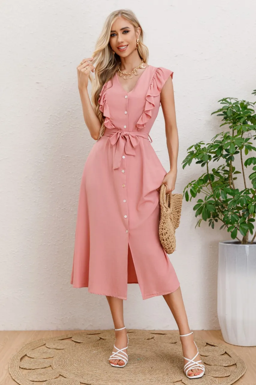 VESTIDO LARGO PRIMAVERA MUJER, CASUAL MAXI VESTIDOS 275 - 1