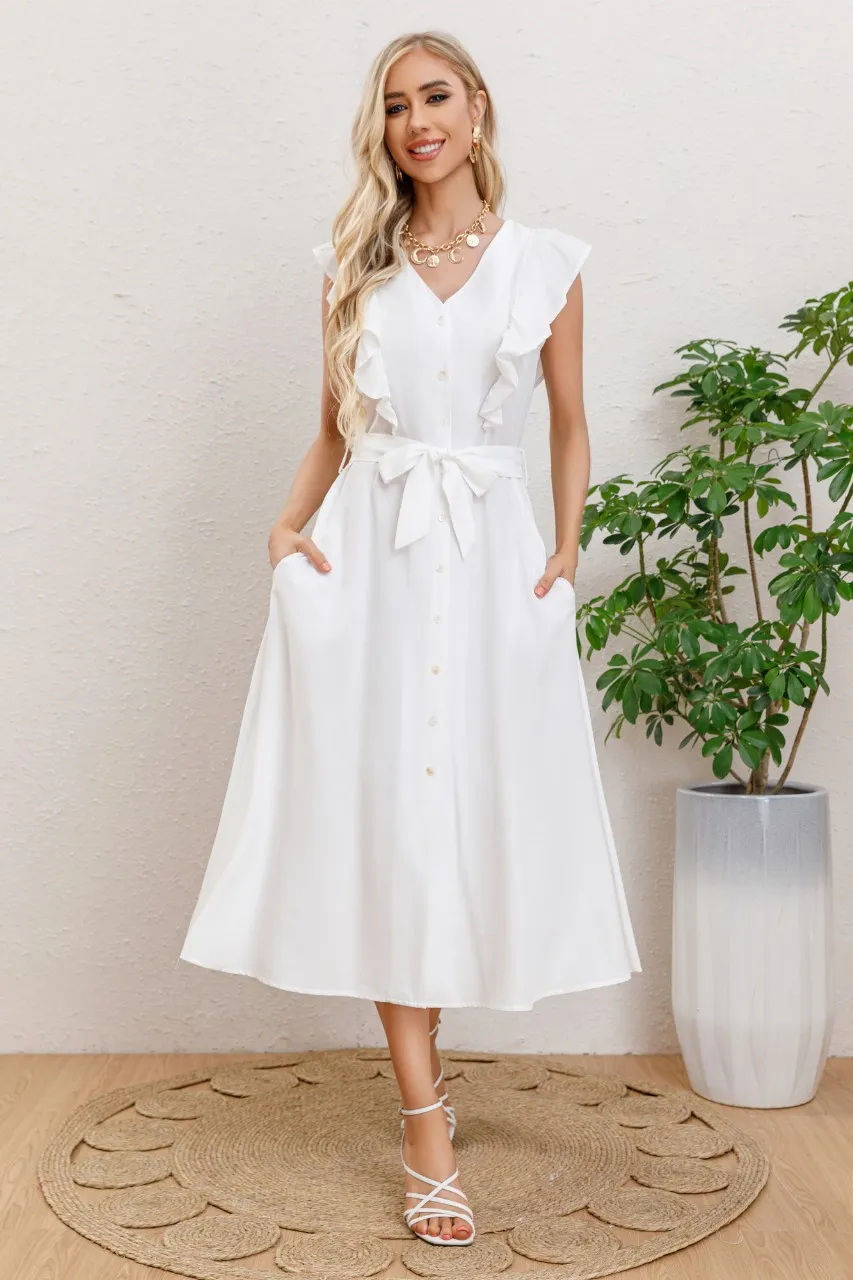 VESTIDO LARGO PRIMAVERA MUJER, CASUAL MAXI VESTIDOS 275 - 1