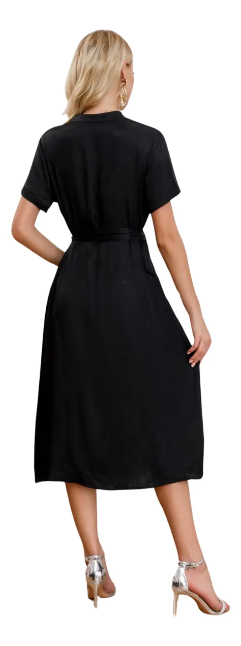 VESTIDO LARGO PRIMAVERA MUJER LISO. TIPO JEANS 3323 - 3