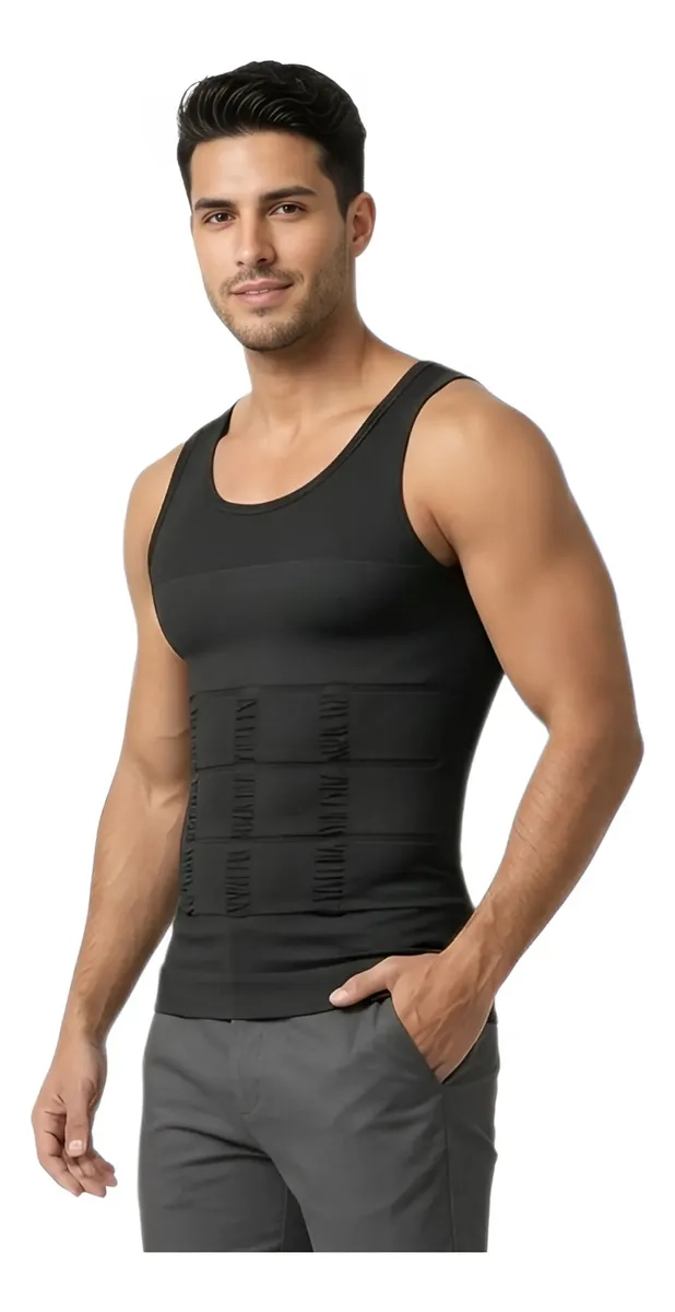 FAJA DE COMPRESION PARA HOMBRE TIPO MUSCULOSA REDUCTORA 310 - 7