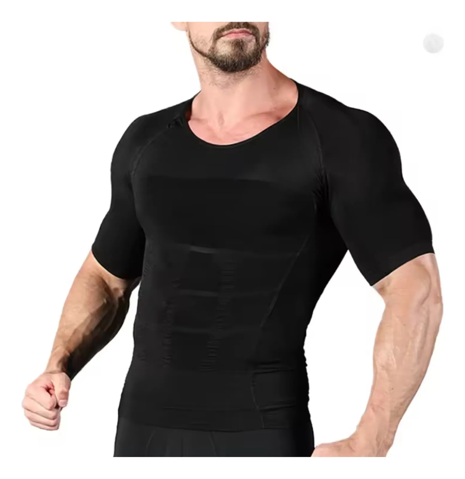 POLERA COMPRESION HOMBRE FAJA CAMISETA REDUCTORA HOMBRE 779 - 1