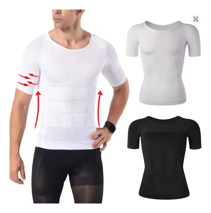 POLERA COMPRESION HOMBRE FAJA CAMISETA REDUCTORA HOMBRE 779 - 5