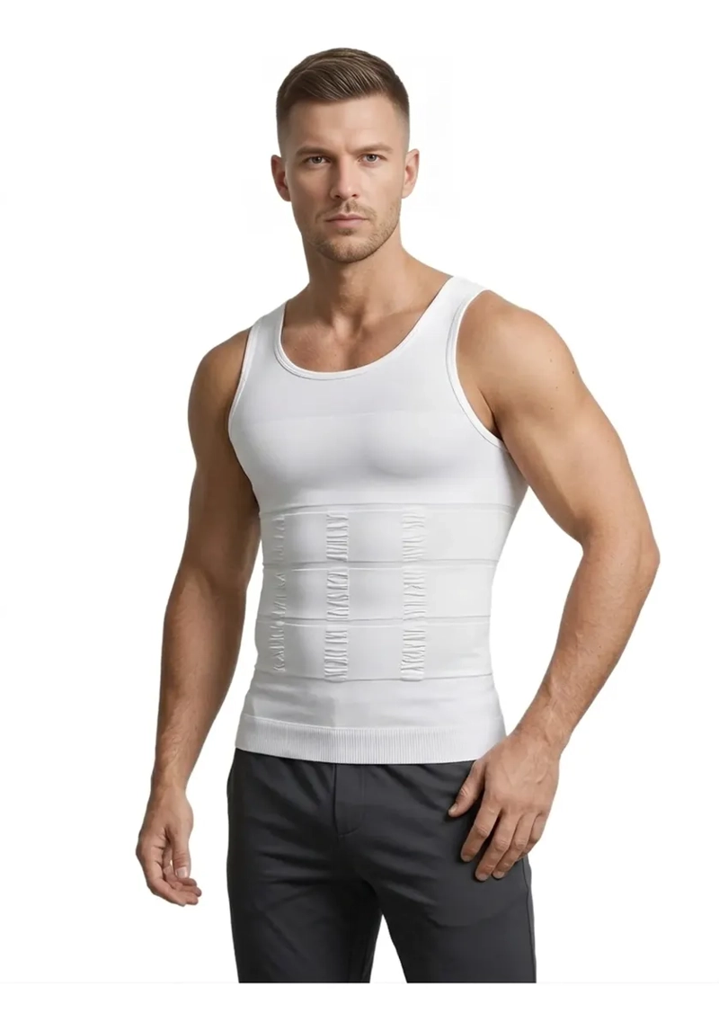 PACK DE 2 FAJAS DE COMPRESION HOMBRE TIPO MUSCULOSA REDUCTORA 310 - 8