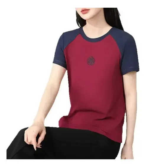 POLERA MUJER JUVENIL TIPO ALGODON GRUESO TENDENIA 593 - 1