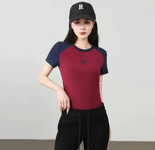POLERA MUJER JUVENIL TIPO ALGODON GRUESO TENDENIA 593 - 2