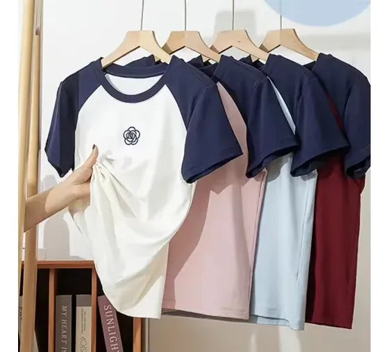 POLERA MUJER JUVENIL TIPO ALGODON GRUESO TENDENIA 593 - 4