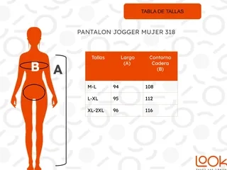 PANTALON MUJER JOGGER TIPO JEANS 318 - 4