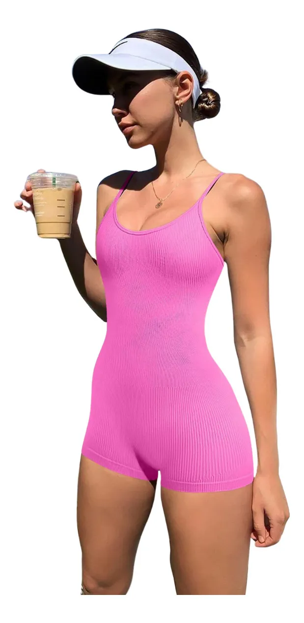 ENTERITO FYTNESS BODY MODELADOR MONO LEVANTA COLA JUMPSUIT Y01 - 1