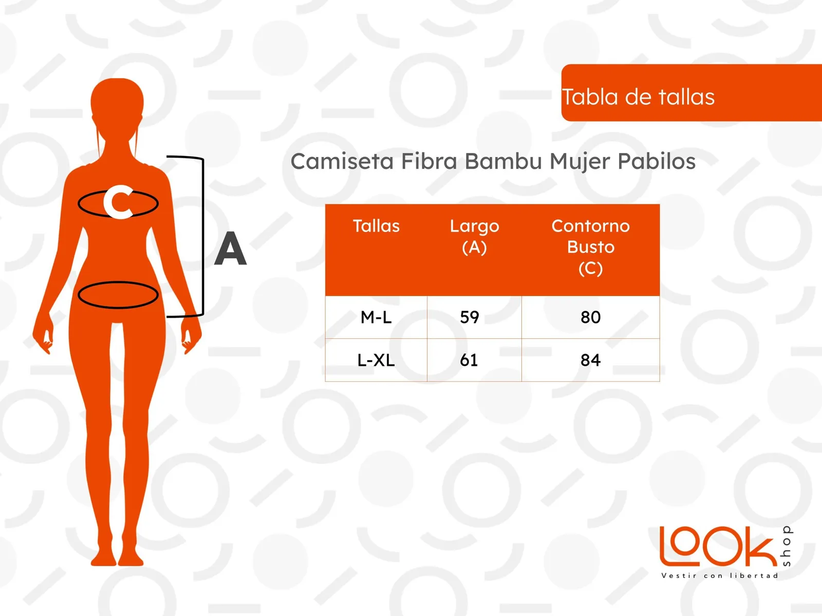 CAMISETA FIBRA BAMBU MUJER PABILOS ELASTICADA COLORES 710 - 2