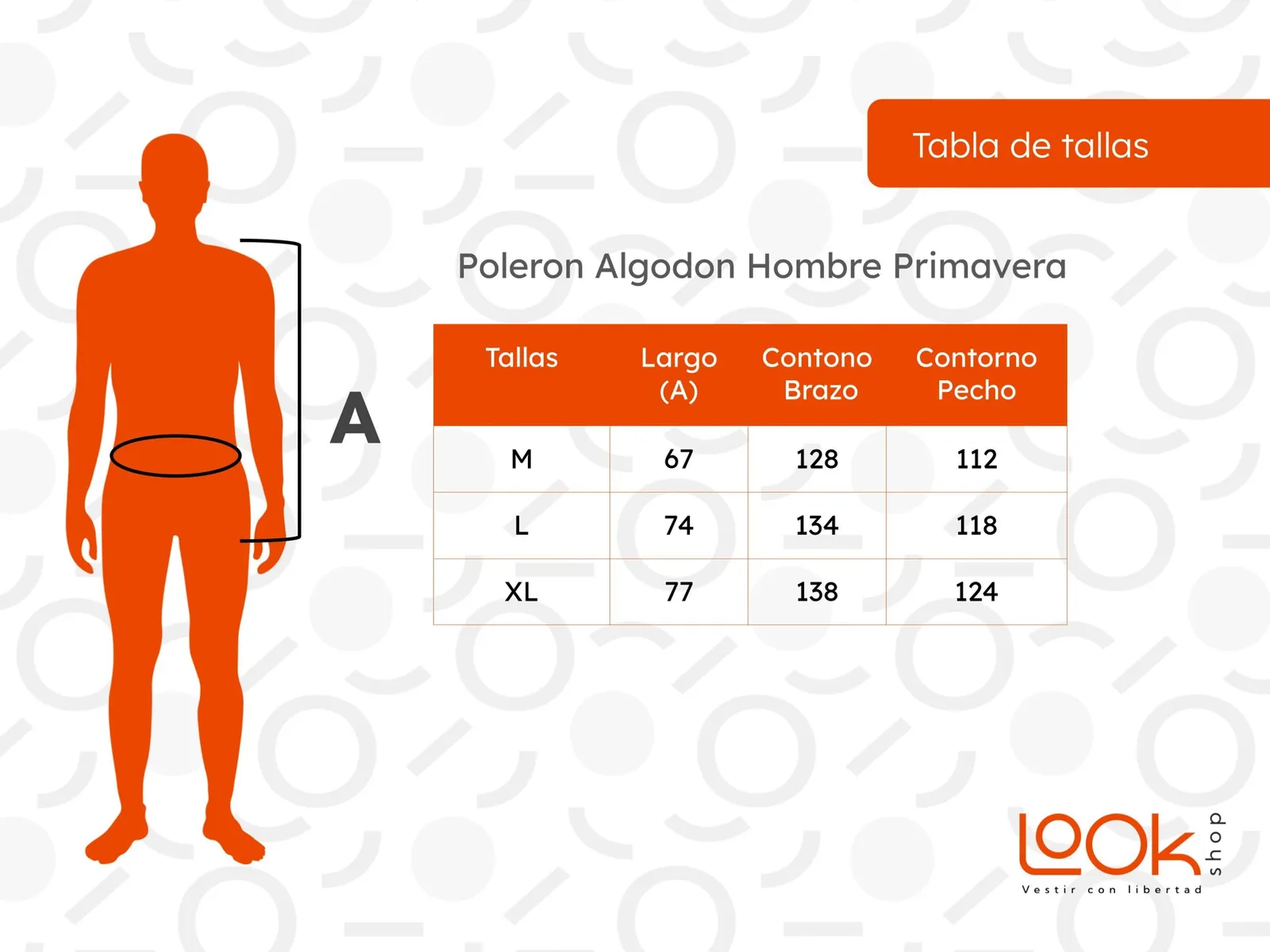 POLERON ALGODON HOMBRE PRIMAVERA/VERANO TALLAS S A X I. MU54 416 - 5