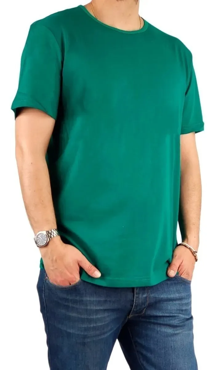 POLERA MANGA CORTA ALGODON PARA ESTAMPAR. M A XXXL. M01 - 1