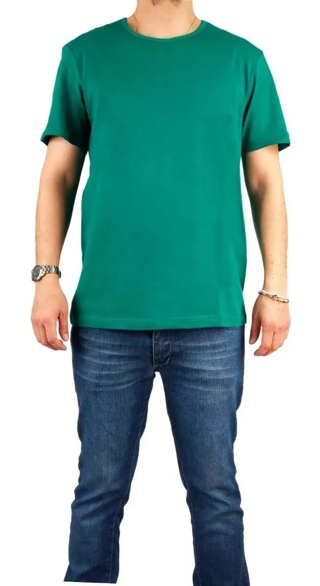 POLERA MANGA CORTA ALGODON PARA ESTAMPAR. M A XXXL. M01 - 4
