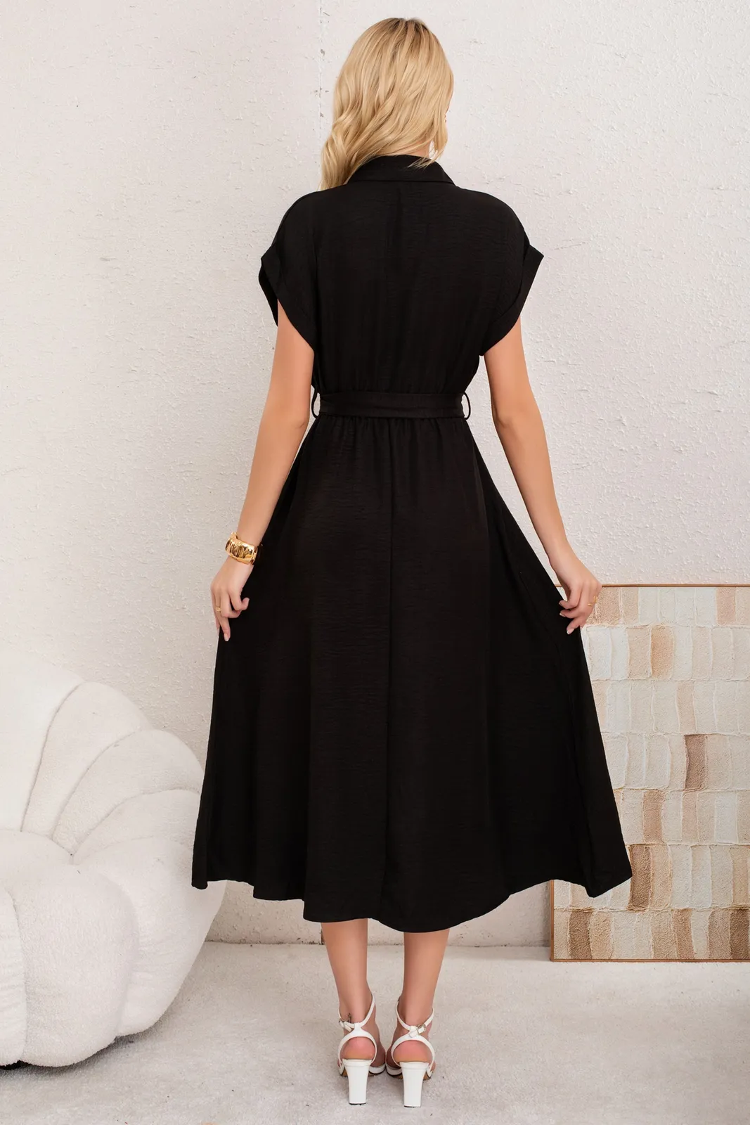 VESTIDO VERANO LARGO MUJER. TELA TIO JEANS MAXI VESTIDO 3373 - 3