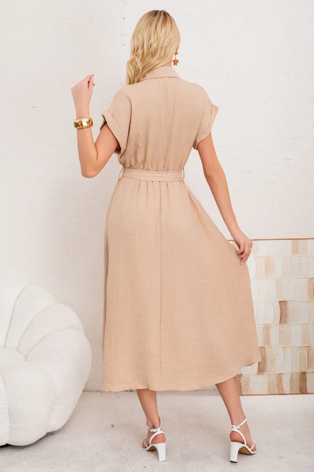 VESTIDO VERANO LARGO MUJER. TELA TIO JEANS MAXI VESTIDO 3373 - 3