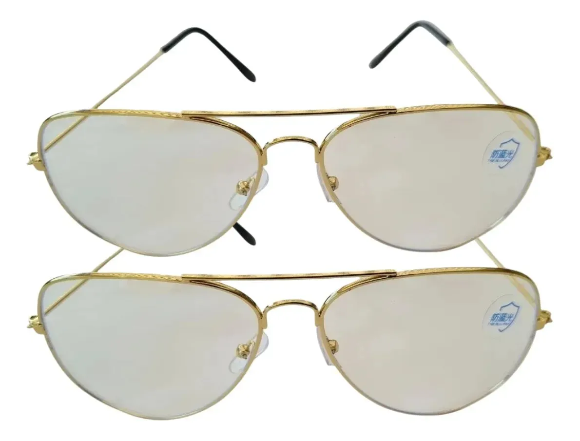 PACK 2 LENTES ANTI LUZ AZUL. ANTEOJOS DESCANSO REFLEJO 002 - 1