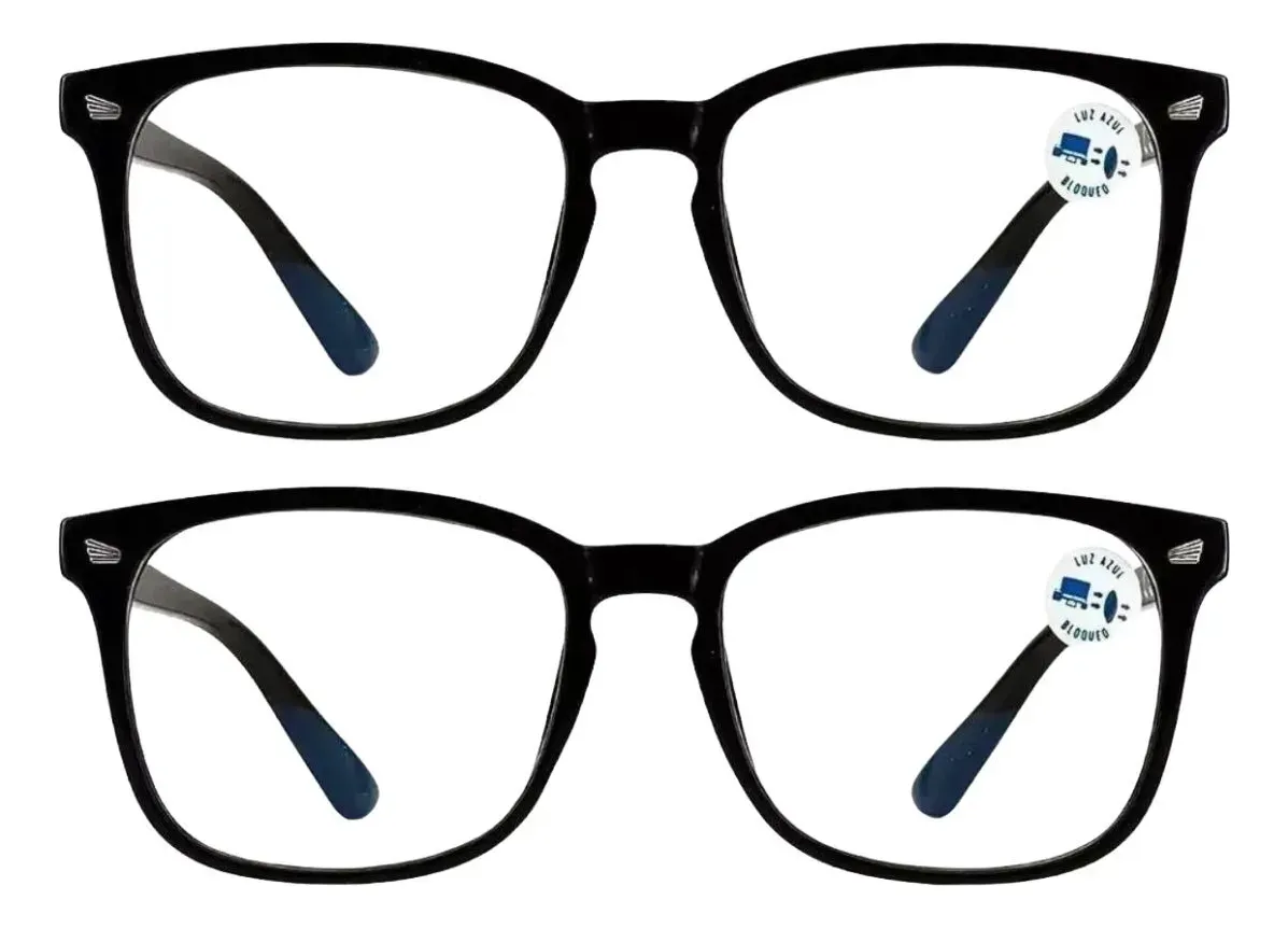 PACK 2 LENTES ANTI LUZ AZUL. ANTEOJOS DESCANSO REFLEJO 001 - 1
