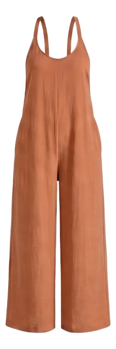 ENTERITO LARGO PREMIUM TIPO PALAZZO LISO PRIMAVERA MUJER 3357 - 5
