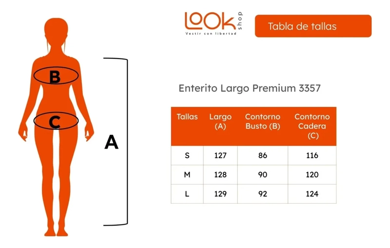 ENTERITO LARGO PREMIUM TIPO PALAZZO LISO PRIMAVERA MUJER 3357 - 7