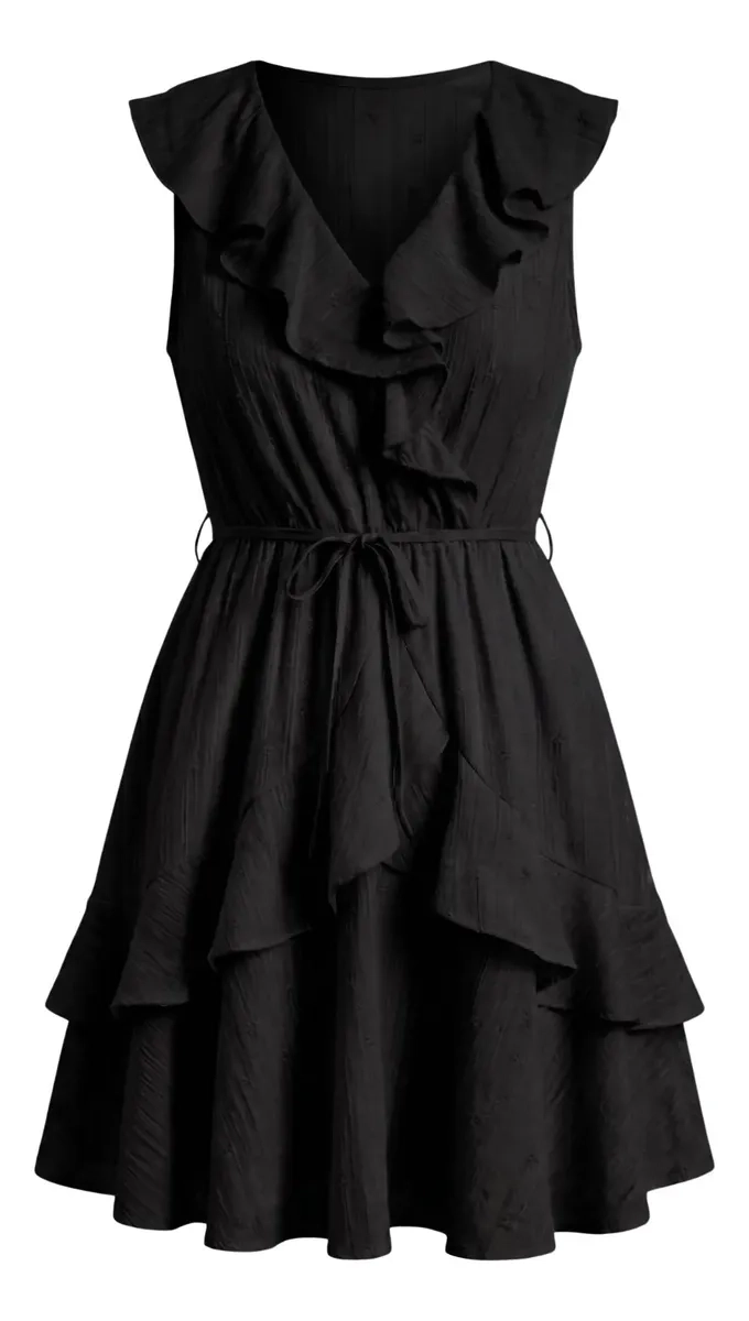 HERMOSO VESTIDO CORTO TIPO LINO MUJER CAMISOLA PREMIUM 3371 - 7