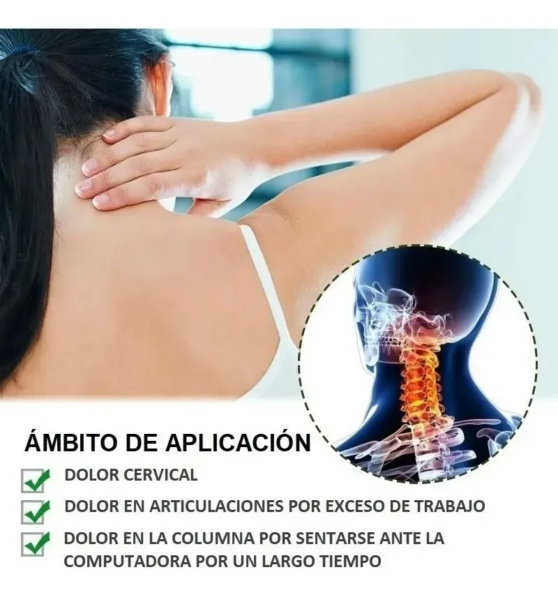 PACK 48 PARCHES ELIMINA DOLOR CERVICAL, CUELLO, HOMBRE 808 - 3