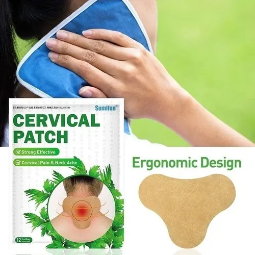 PACK 12 PARCHES ELIMINA DOLOR CERVICAL, CUELLO, HOMBRO. - 5