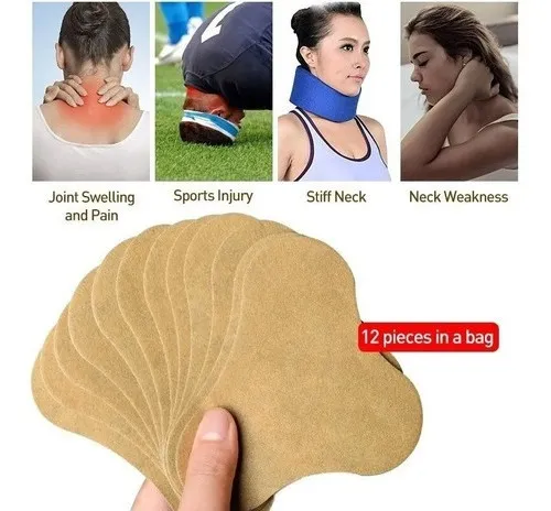 PACK 12 PARCHES ELIMINA DOLOR CERVICAL, CUELLO, HOMBRO. - 6