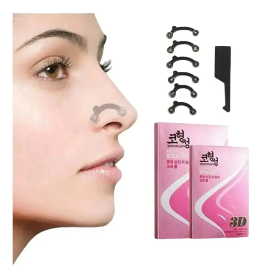PACK 4 CORRECTOR NASAL RESPINGADOR NARIZ INSTANTANEO 3 MEDIDAS - 2